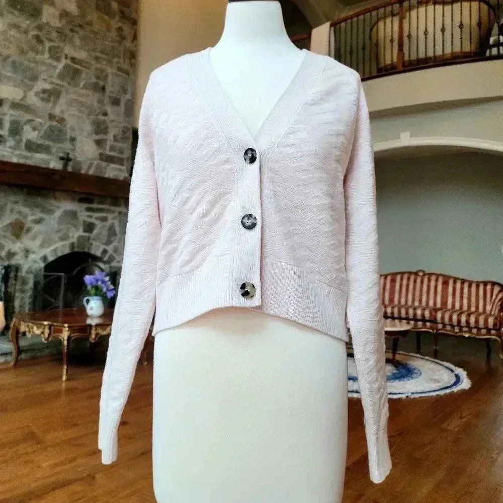 Hermes Pink Cardigan in 34 - Picture 2 of 6